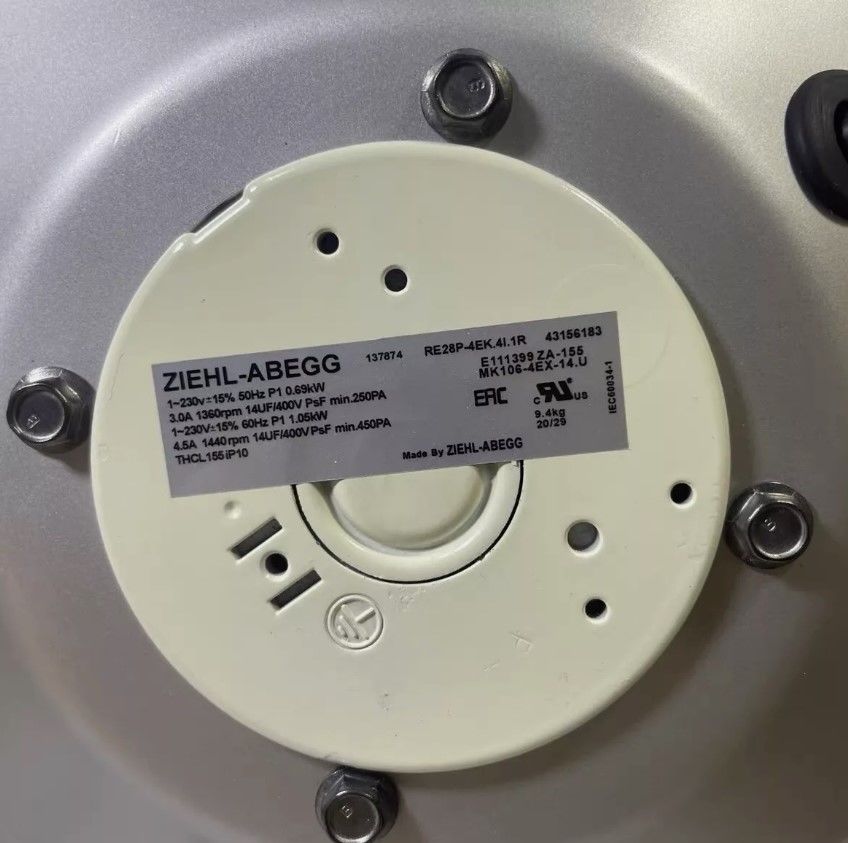 ZIEHL-ABEGG RG28P-4EK.4I.1R FAN