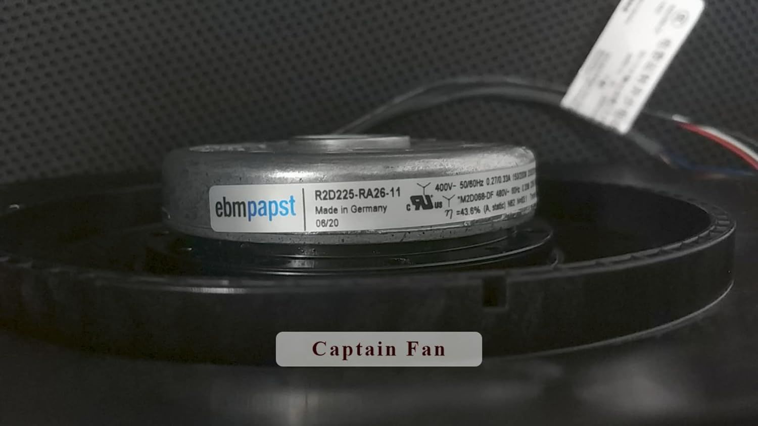 EBMPAPST R2D225-RA26-21 FAN