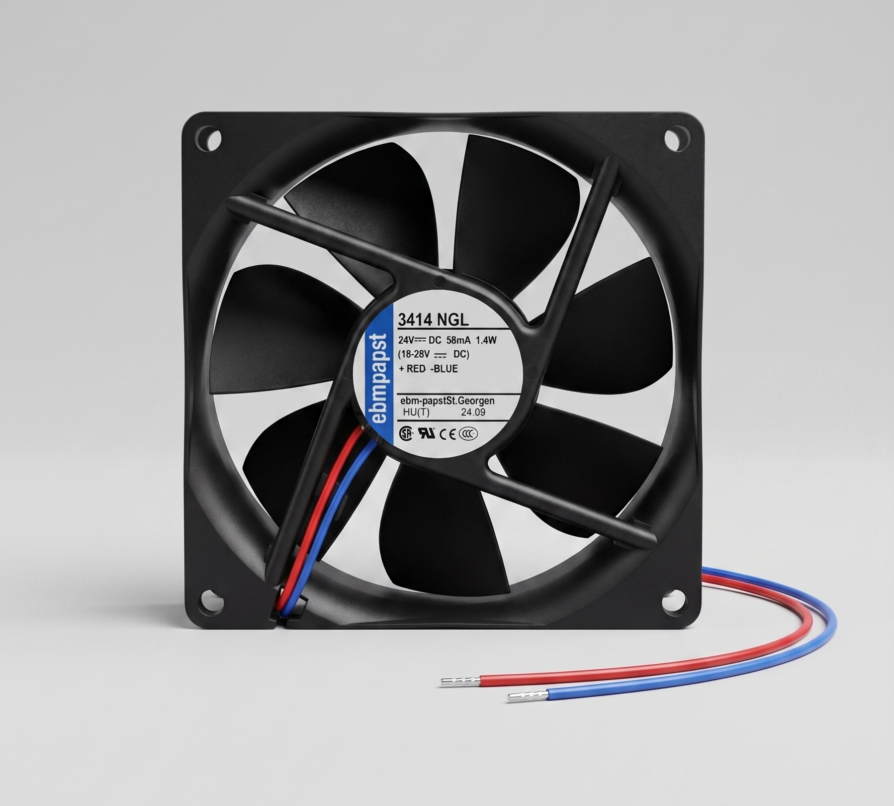 EBMPAPST 3414 NGL 24V DC Kare Fan