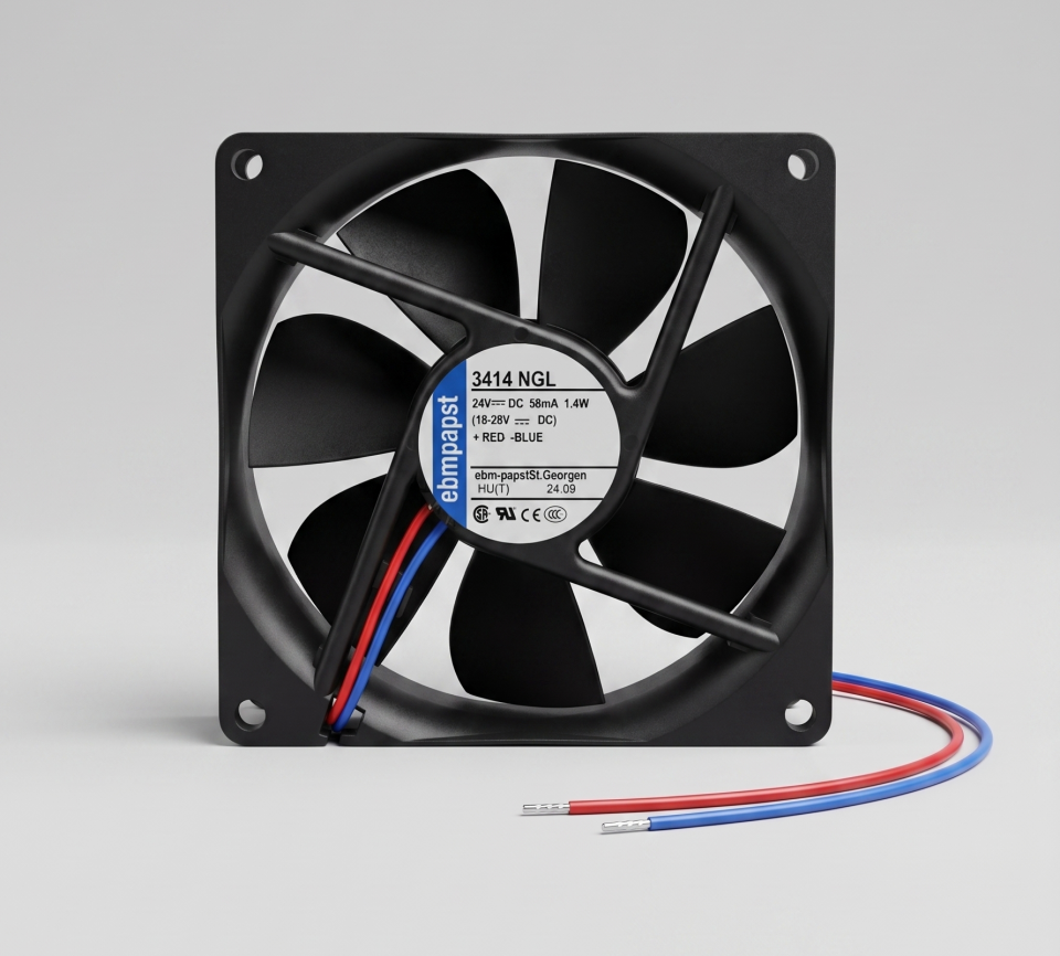 EBMPAPST 3414 NGL 24V DC Kare Fan