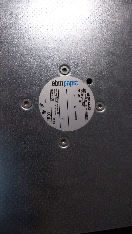 EBMPAPST RG 160-28/14 N/19 TDR FAN