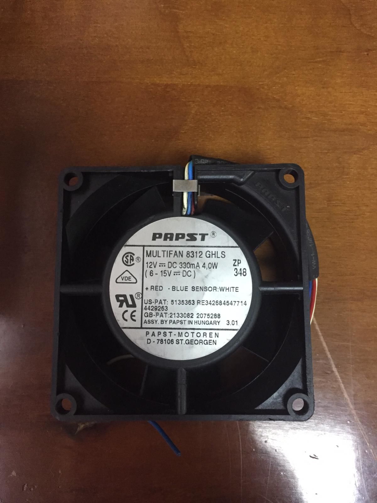 EBMPAPST 8312 GHLS FAN