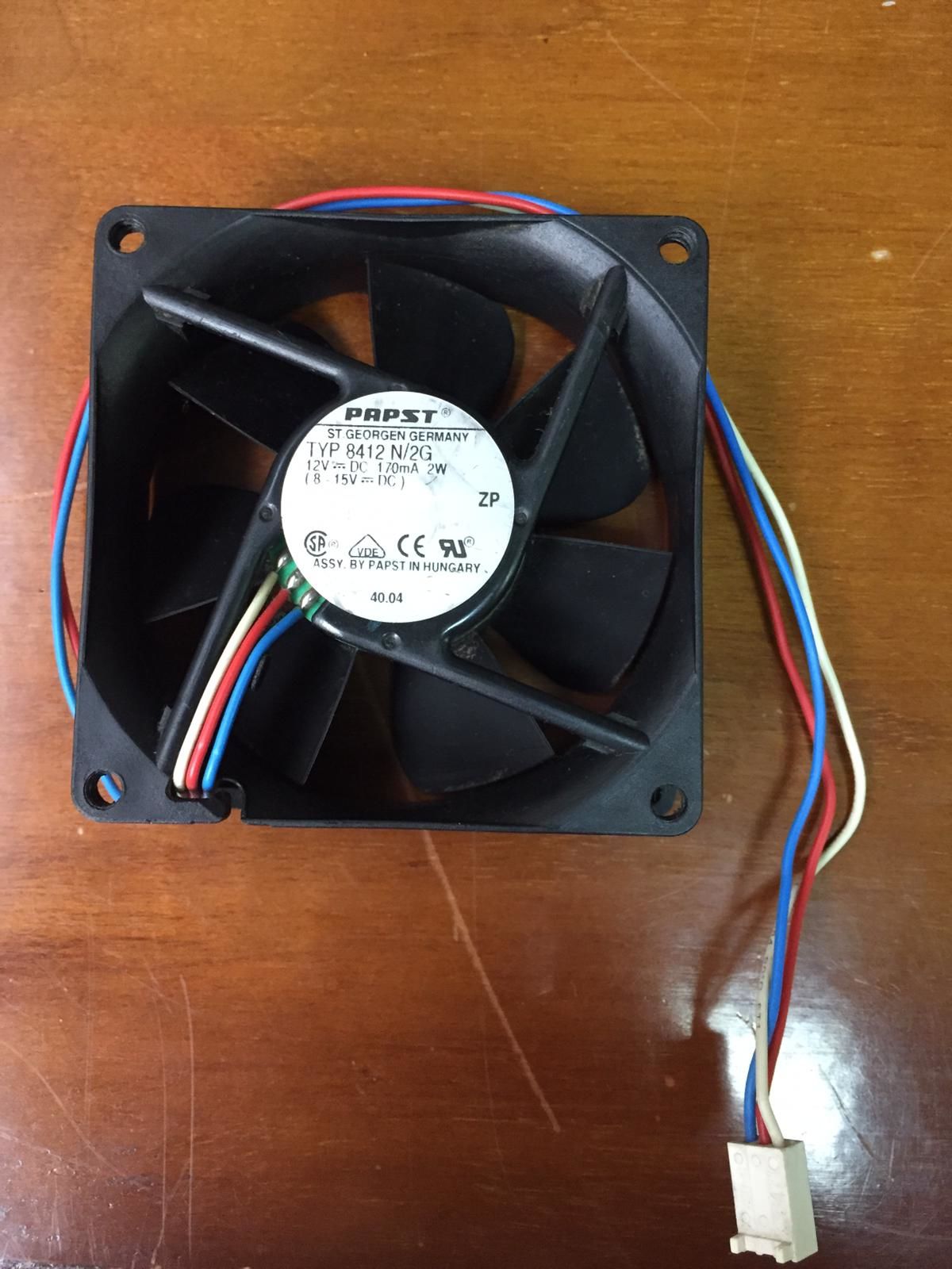 EBMPAPST 8412N/2G FAN