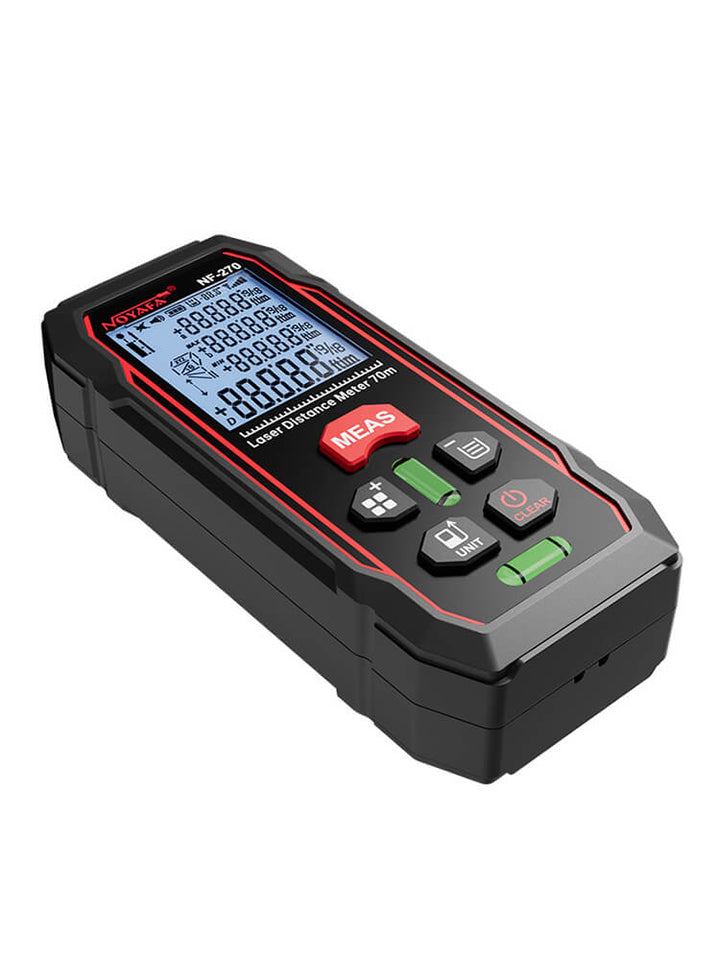 NOYAFA NF-270 Lazer Mesafe Ölçer 70m ±1.5mm Alan Hacim Pisagor Ölçüm Cihazı