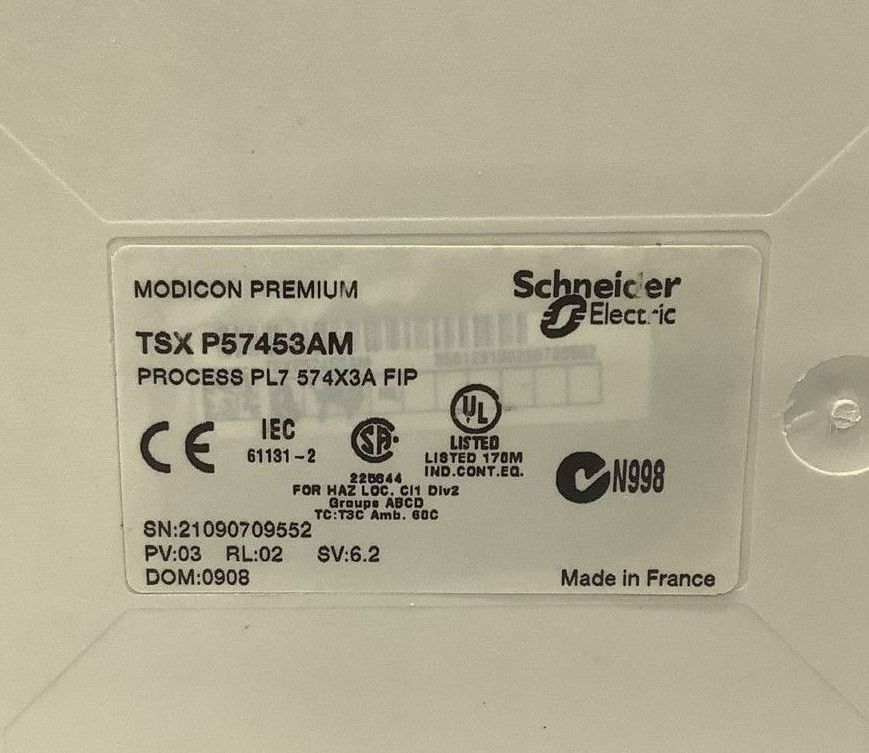 SCHNEIDER TSXP57453AM ÇİFT BİÇİM PL7 İŞLEMCİ MODÜLÜ