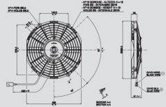 SPAL VA11-BP7/C-29A 24 V FAN