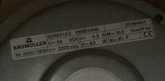 BAUMÜLLER GDM012Z-44U2002 0858/0400x1 - C 2RSR FAN