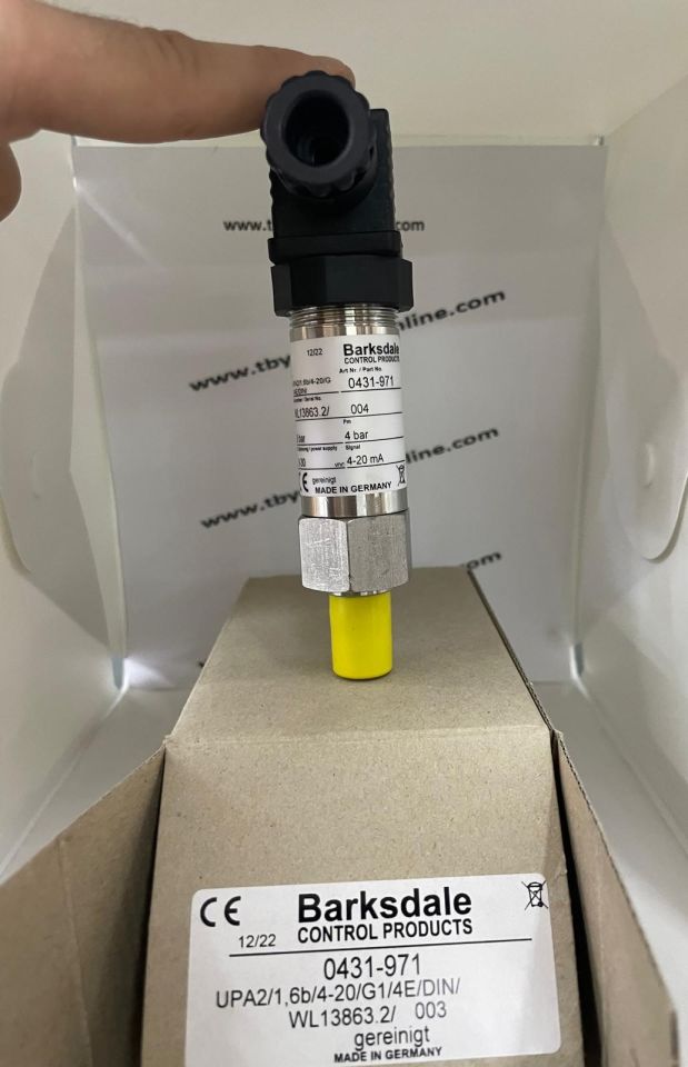 BARKSDALE UPA2/1,6B/4-20/G1/4E/DIN/WL13863.2 BASINÇ VERİCİSİ