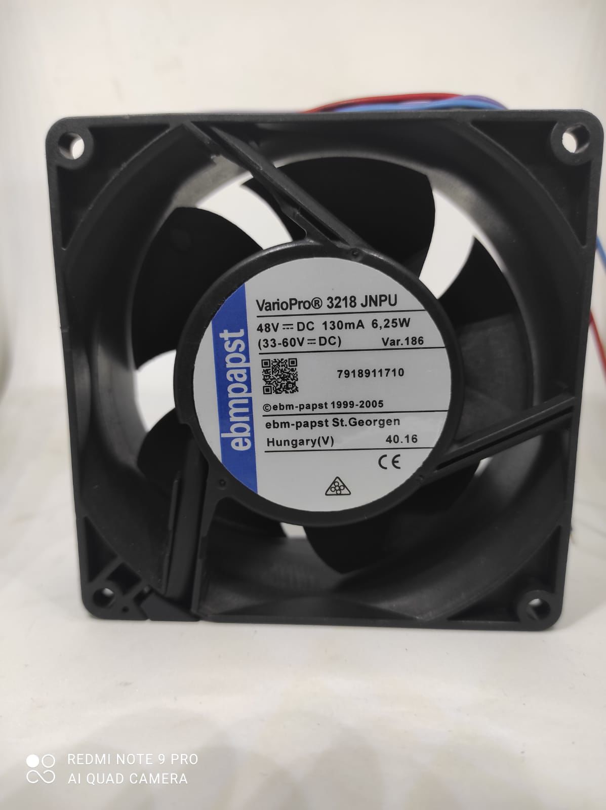 EBMPAPST 3218 JNPU FAN