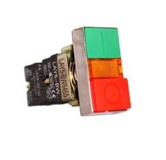 22mm LAY5-BW8465 IŞIKLI İKİZ METAL BUTON