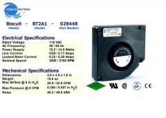COMAIR ROTRON Biscuit BT2A1 SALYANGOZ FAN