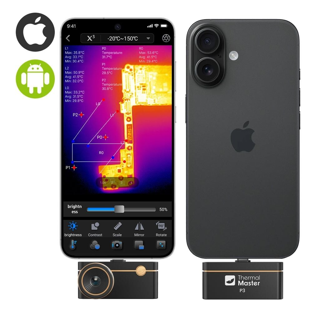 Thermal Master P3 Ios & Android Uyumlu Mobil Termal Kamera