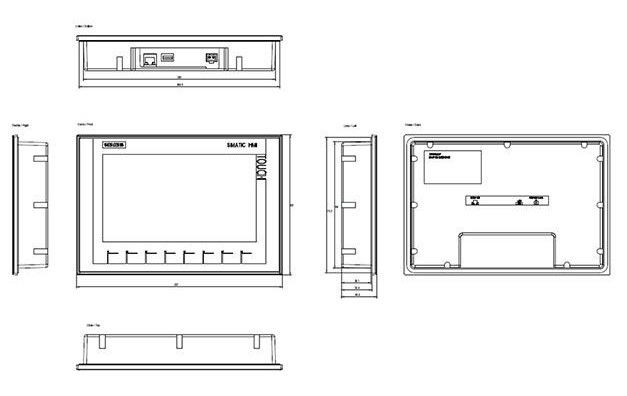 SIEMENS 6AV2123-2JB03-0AX0 DOKUNMATİK PANEL