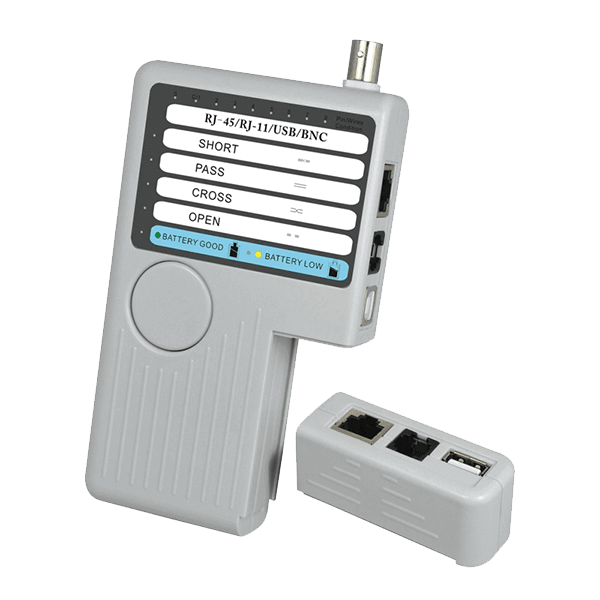Noyafa NF-3468 4'ü 1 Arada Kablo Test Cihazı RJ11 RJ45 USB BNC