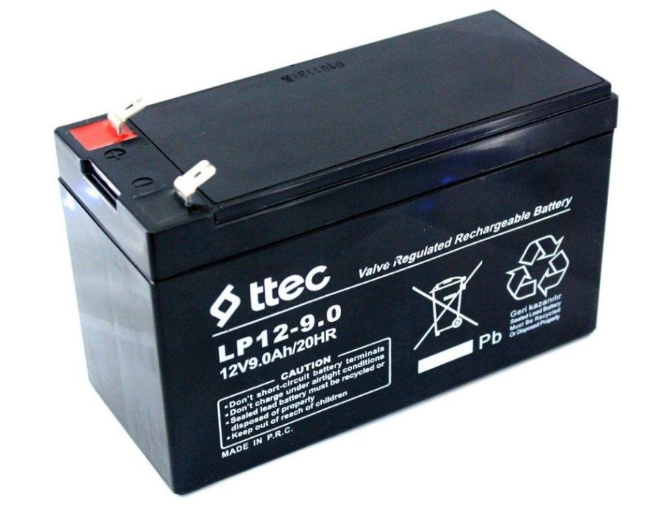 TTEC LP12-9.0 12V - 9AH BAKIM GEREKTİRMEYEN AKÜ