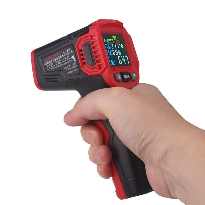 NOYAFA HT-650C Temassız Kızılötesi Termometre -50°C ~ 800°C 12:1 IR Sıcaklık Ölçer