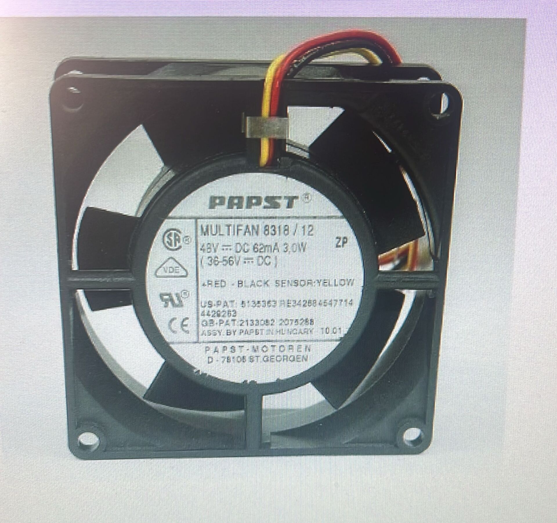 EBMPAPST 8318/12