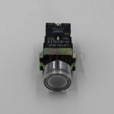 LAY5-BW3161 IŞIKLI METAL YAYLI BUTON