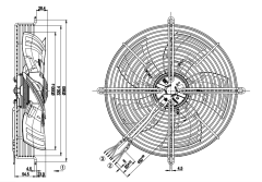 EBMPAPST R2E133-BH66-05 FAN