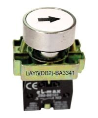 LAY5-BA3341 İŞARETLİ METAL YAYLI BUTON