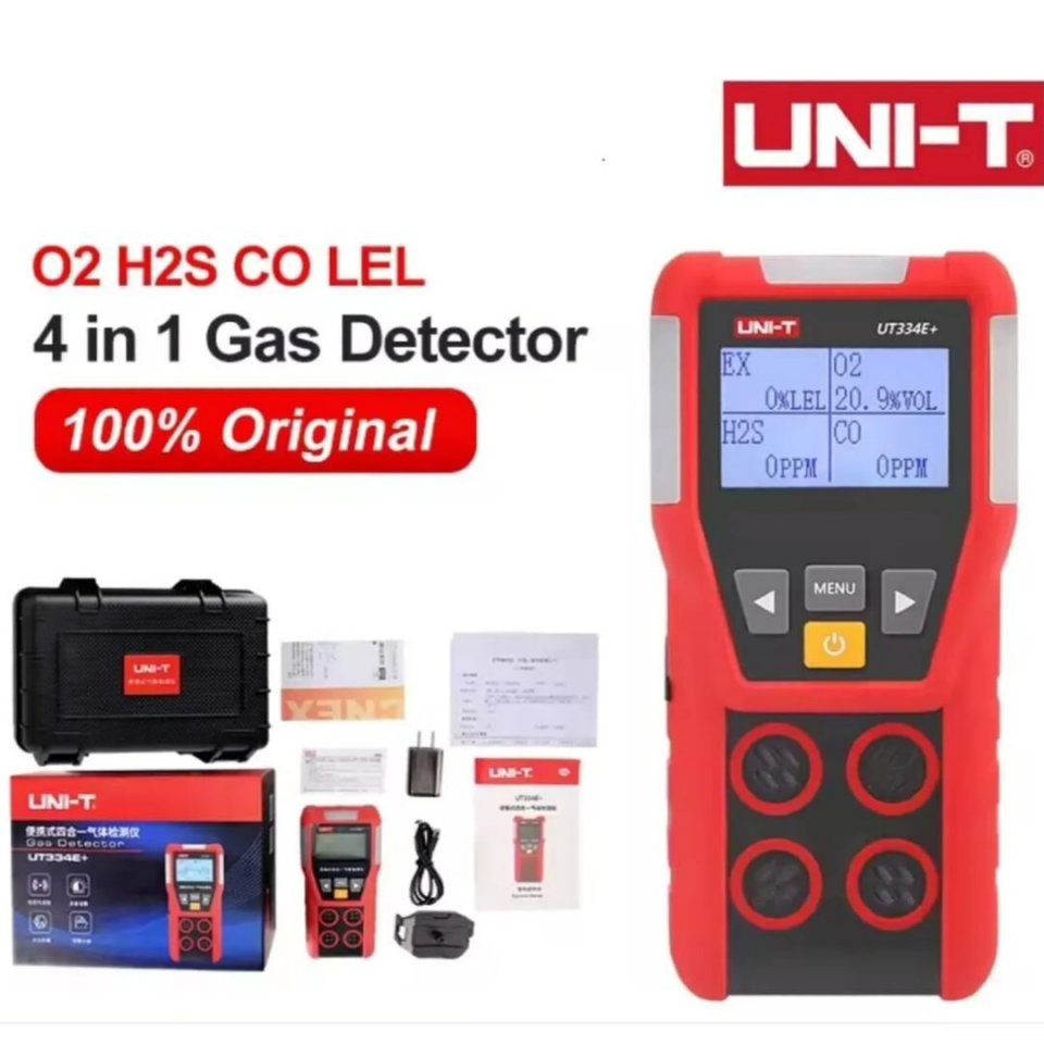 Unit UT334E+ Taşınabilir 4'ü 1 Arada Gaz Dedektörü