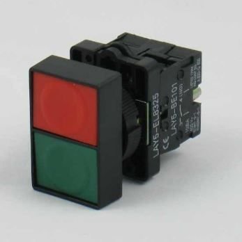 LAY5-EL8325 İKİZ PLASTİK YAYLI BUTON