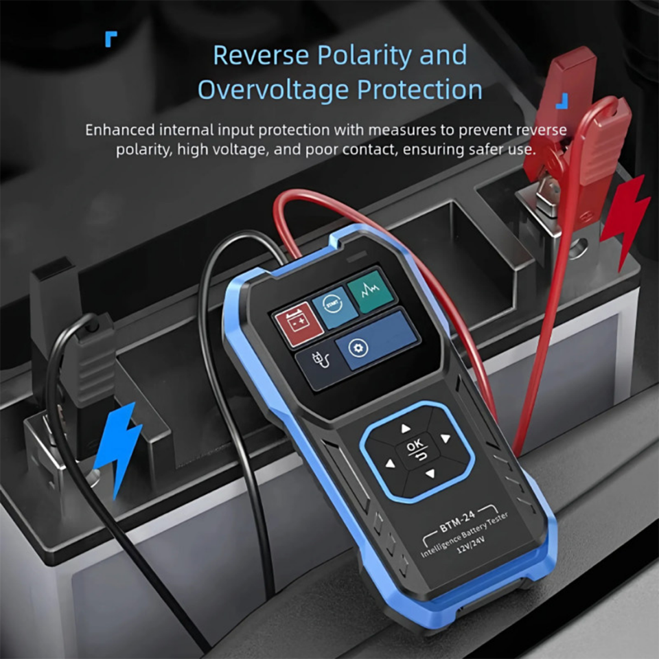 FNIRSI BTM-24 12V/24V Dijital Akü Test Cihazı
