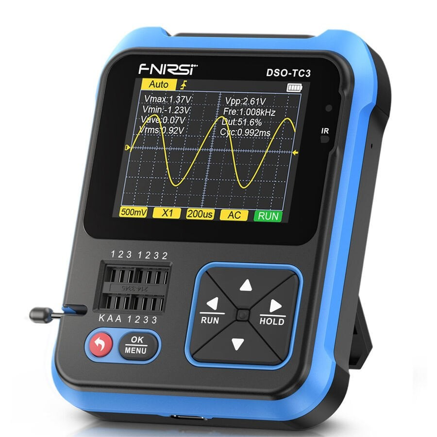 FNIRSI DSO-TC3-H El Tipi Dijital Osiloskop Transistör Test Cihazı