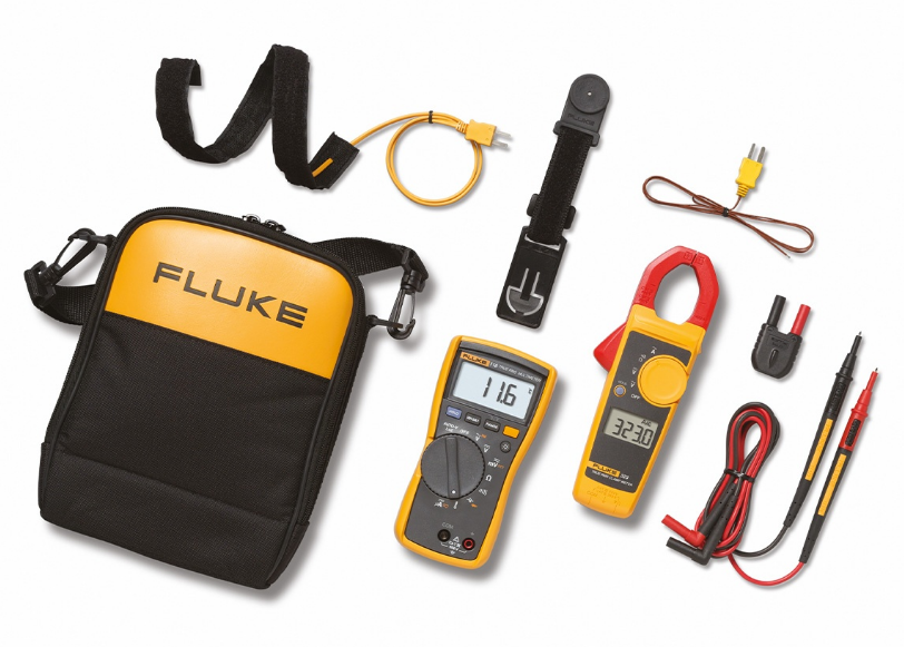 Fluke 116/323 HVAC Kombinasyon Kiti - Multimetre ve Pens Metre içerir