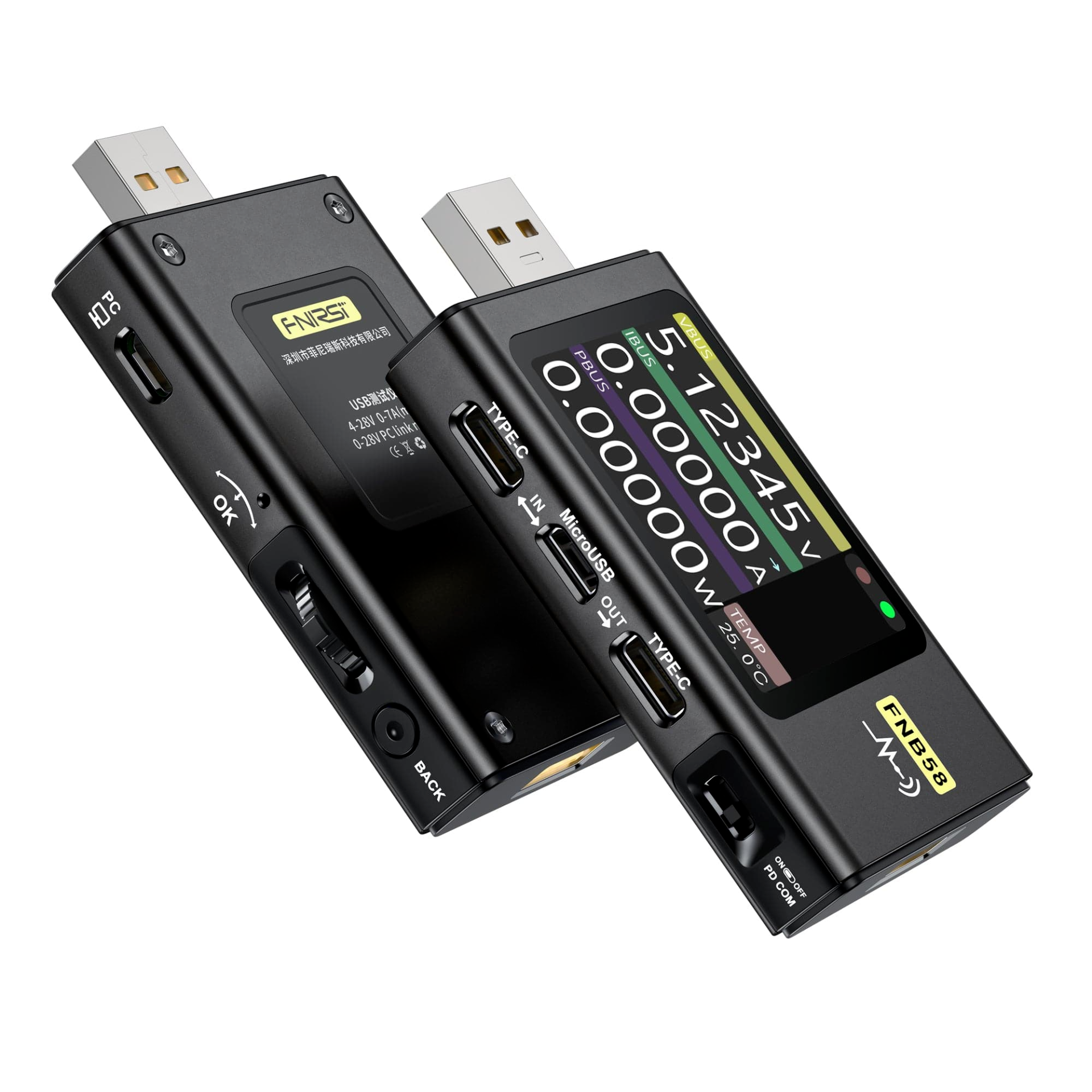 Fnirsi FNB58 USB Hızlı Şarj Test Cihazı