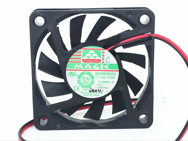 MAGIC MGT6024YB-O10 6010 6CM 24V 0.22A Soğutma Fanı 2 Telli