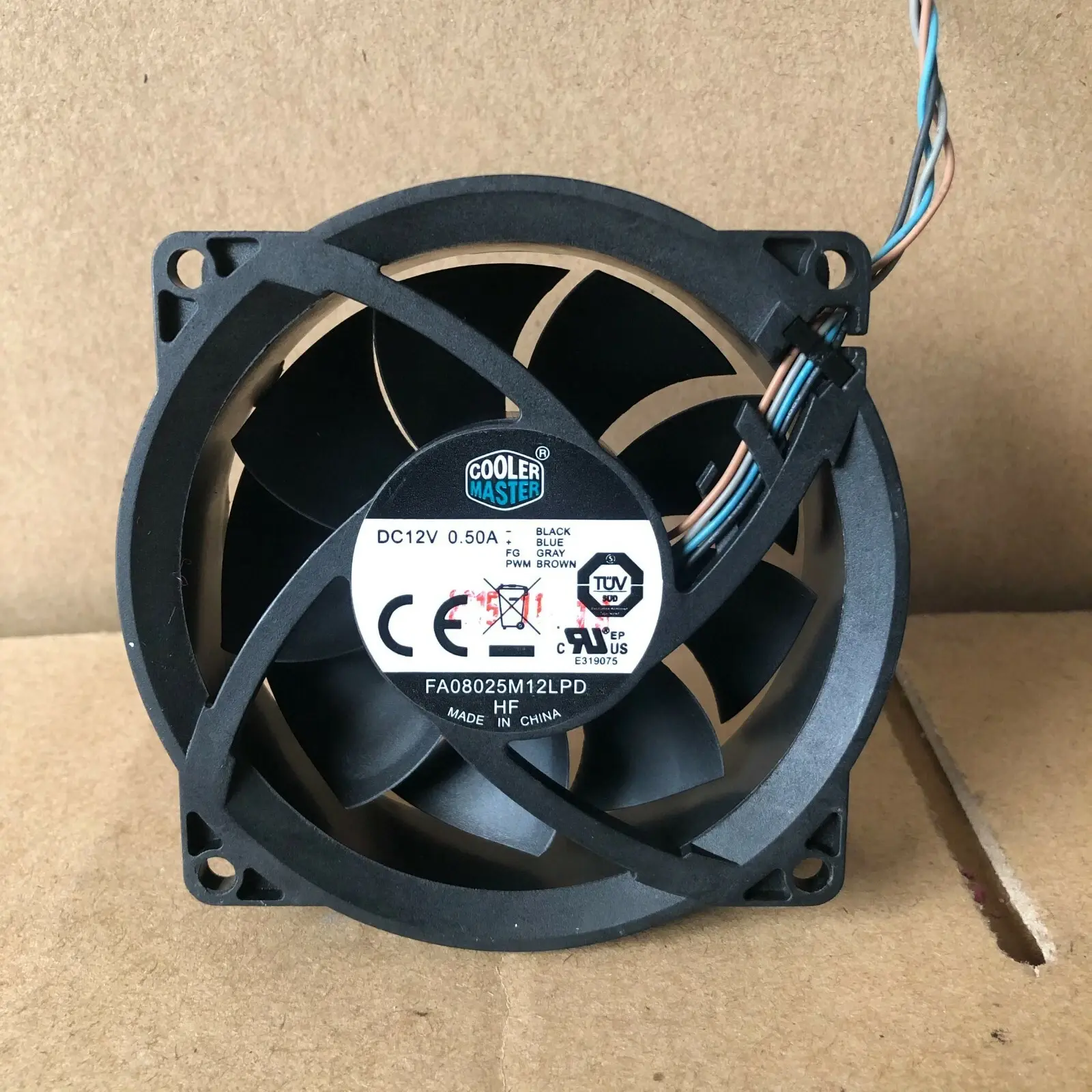 CoolerMaster FA08025M12LPD 12V 0.50A