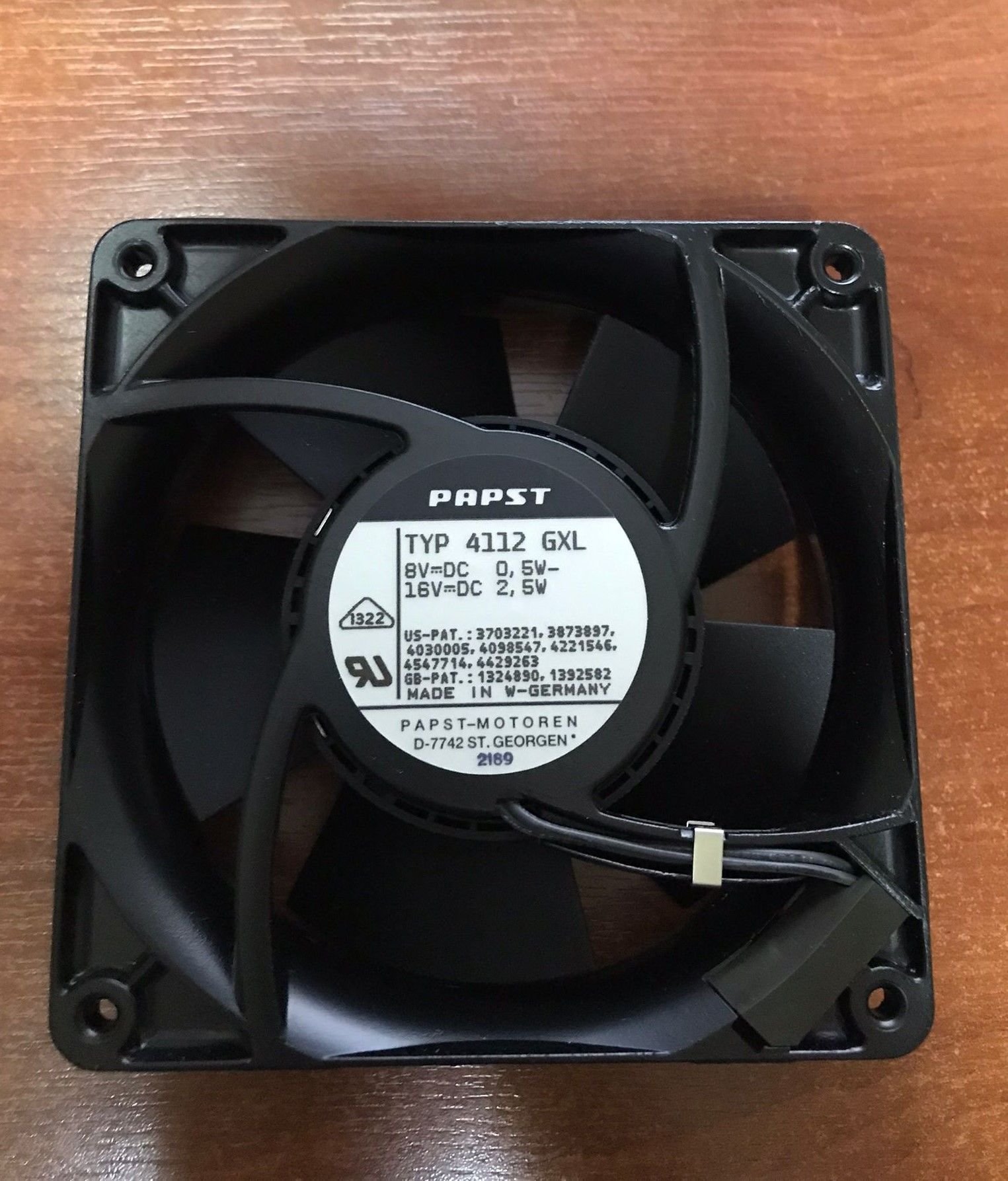 EBMPAPST 4112 GXL  FAN