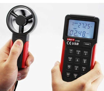Unit UT362 Dijital Rüzgar Hızı Ölçer Anemometre