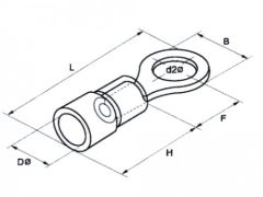 TFE 1288 PVC İZOLELİ ERKEK TERMİNAL