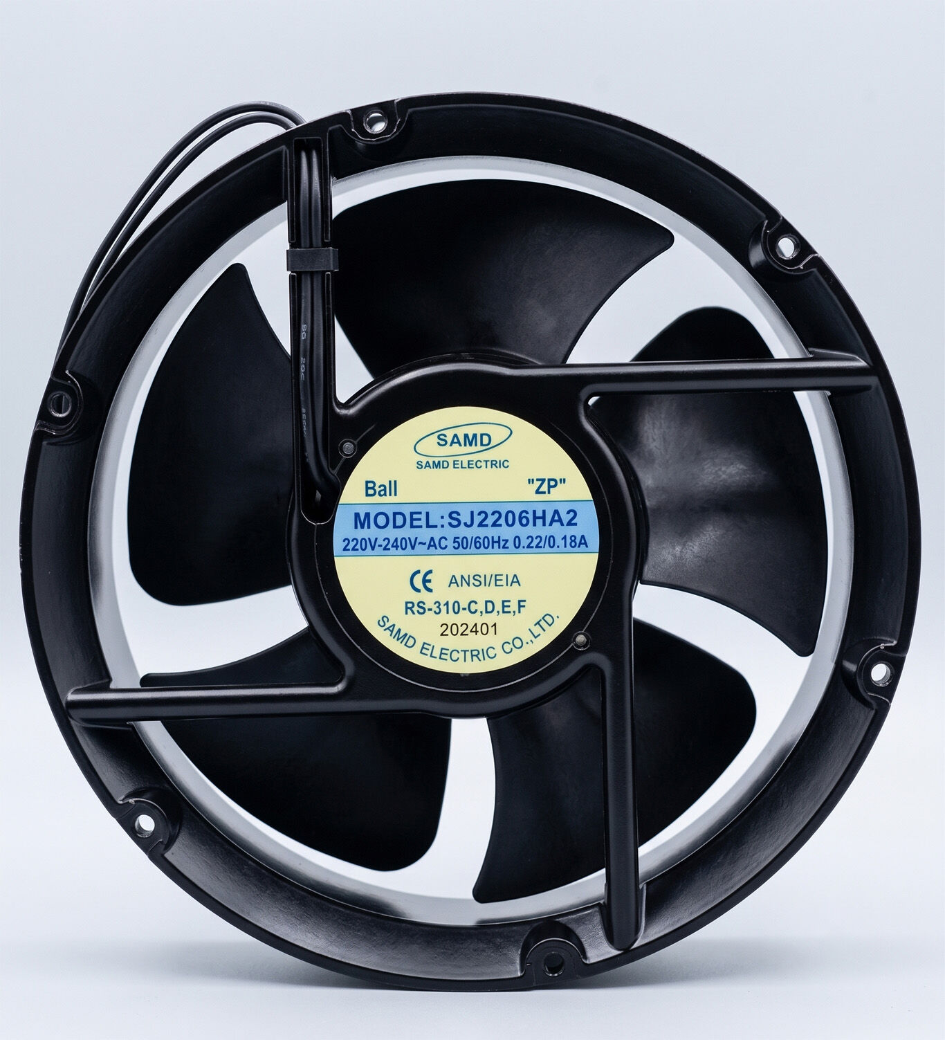 SJ2206HA2 AC 220V Metal Aksiyel Fan