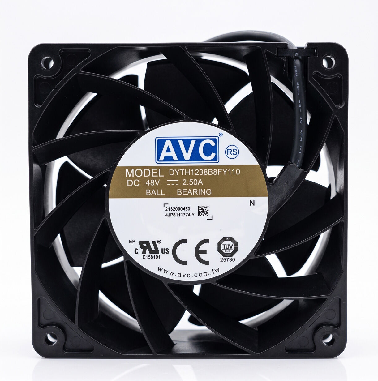 AVC DYTH1238B8FY110 48V 2.50A Aksiyel Fan