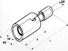 FFDT 1638 PVC TAM İZOLELİ TERMİNAL