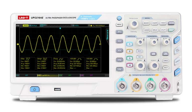 Unit UPO2104E Ultra Fosforlu Osiloskop