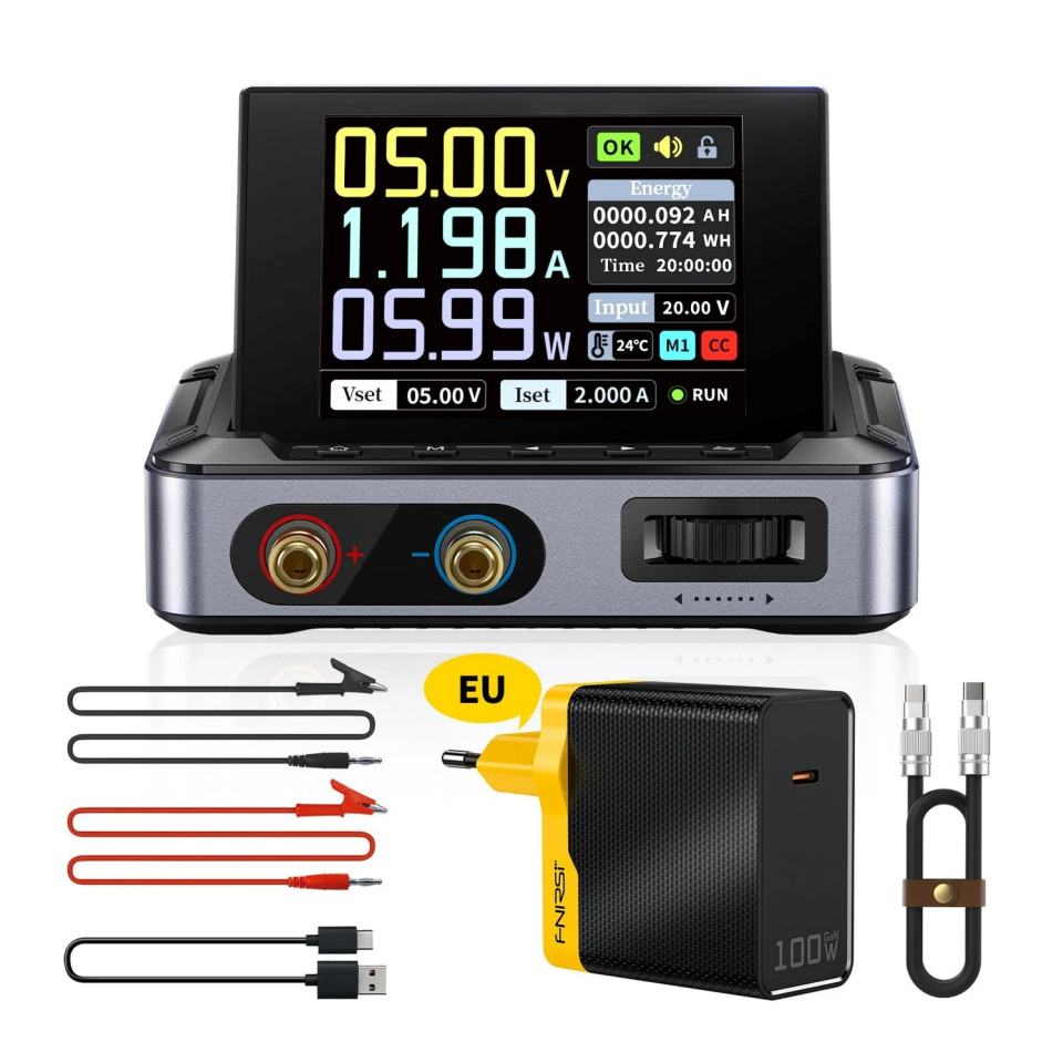 Fnirsi DPS-150 H Plus Mini DC Programlanabilir Güç Kaynağı Full Set