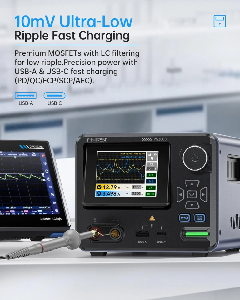 Fnirsi IPS3608 AC-DC Akıllı Dijital Kontrol Güç Kaynağı