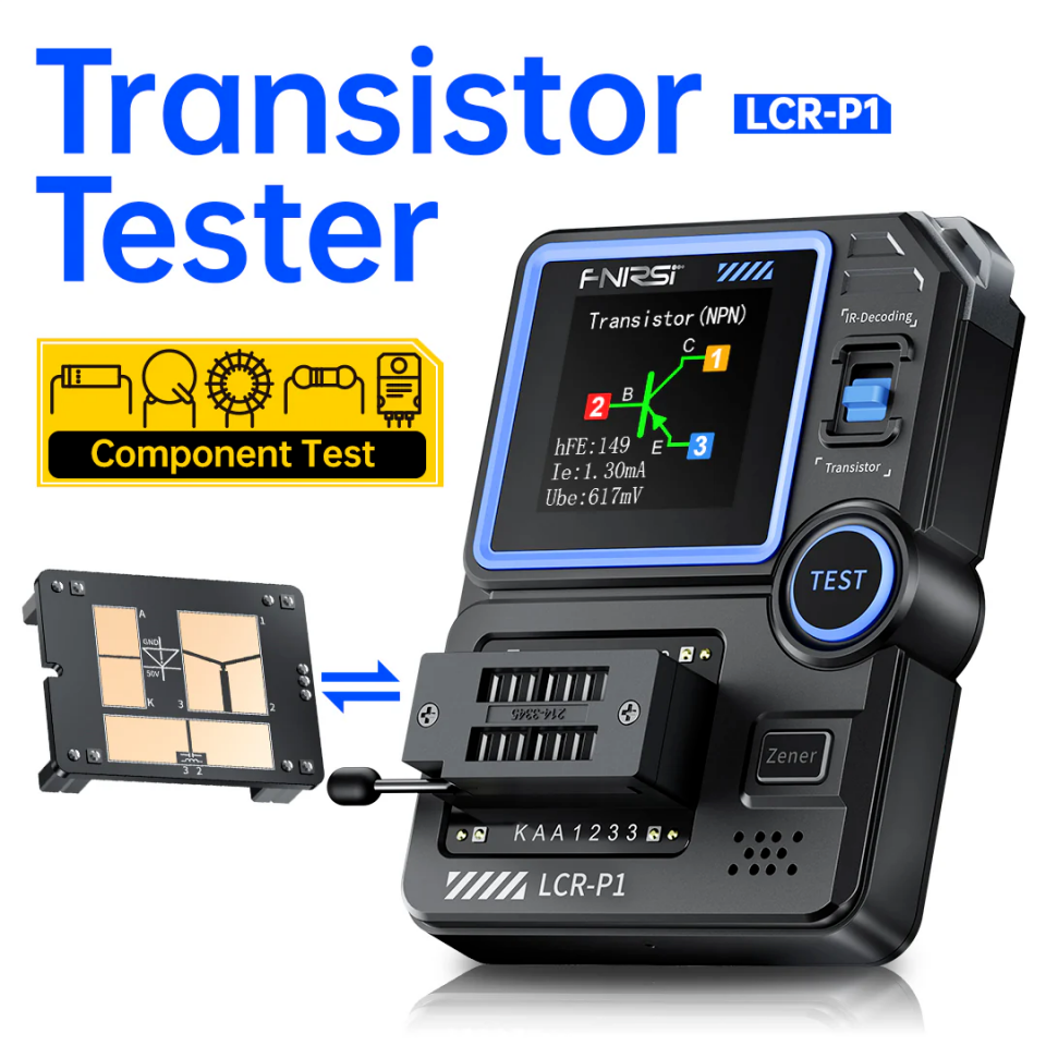 Fnirsi LCR-P1 Çok Fonksiyonlu Transistör Test Cihazı