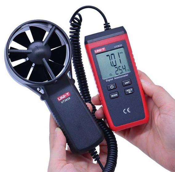 Unit UT363S Mini Dijital Rüzgar Hızı Ölçer Anemometre