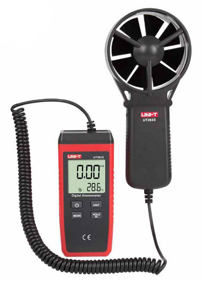 Unit UT363S Mini Dijital Rüzgar Hızı Ölçer Anemometre
