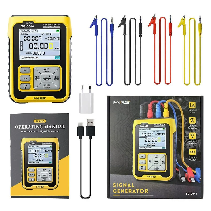 Fnirsi SG-004A 4-20mA Taşınabilir Çok Fonksiyonlu Mini Sinyal Jeneratörü