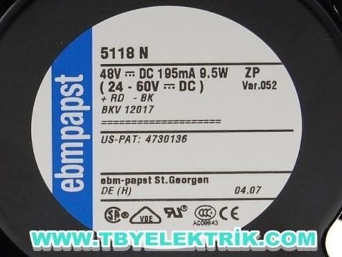 EBMPAPST 5118N