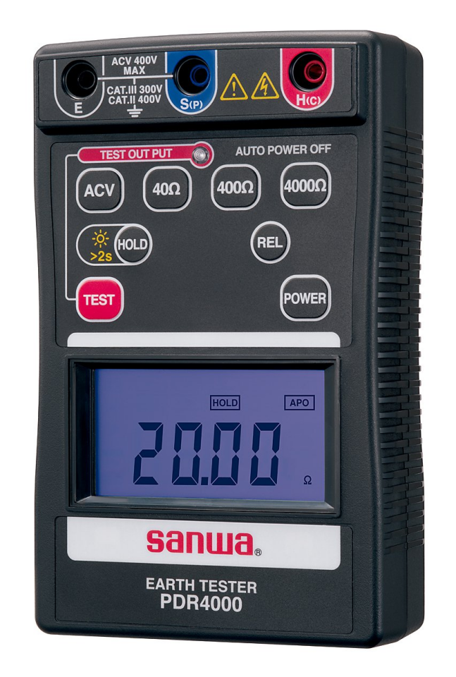 Sanwa PDR-4000 2 ve 3 Kazıklı Toprak Megeri