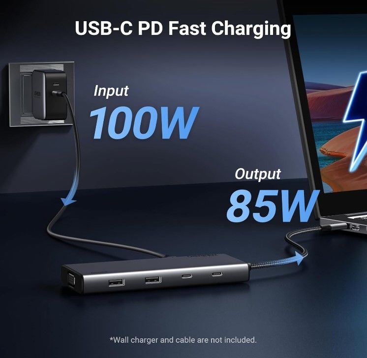 UGREEN REVODOK PRO 308 ÜÇLÜ EKRAN BAĞLANTI İSTASYONU