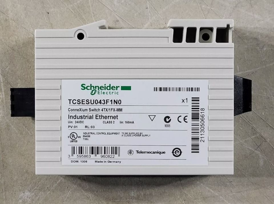 SCHNEIDER TCSESU043F1N0 4TX/1FX-MM ETHERNET BAĞLANTI ANAHTARI