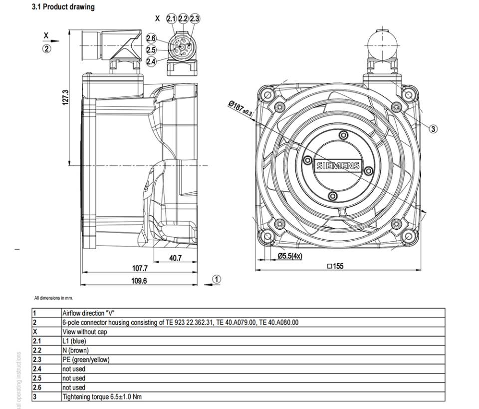 EBMPAPST W2S135-EA79-01 Aksiyel Fan 135mm 230V